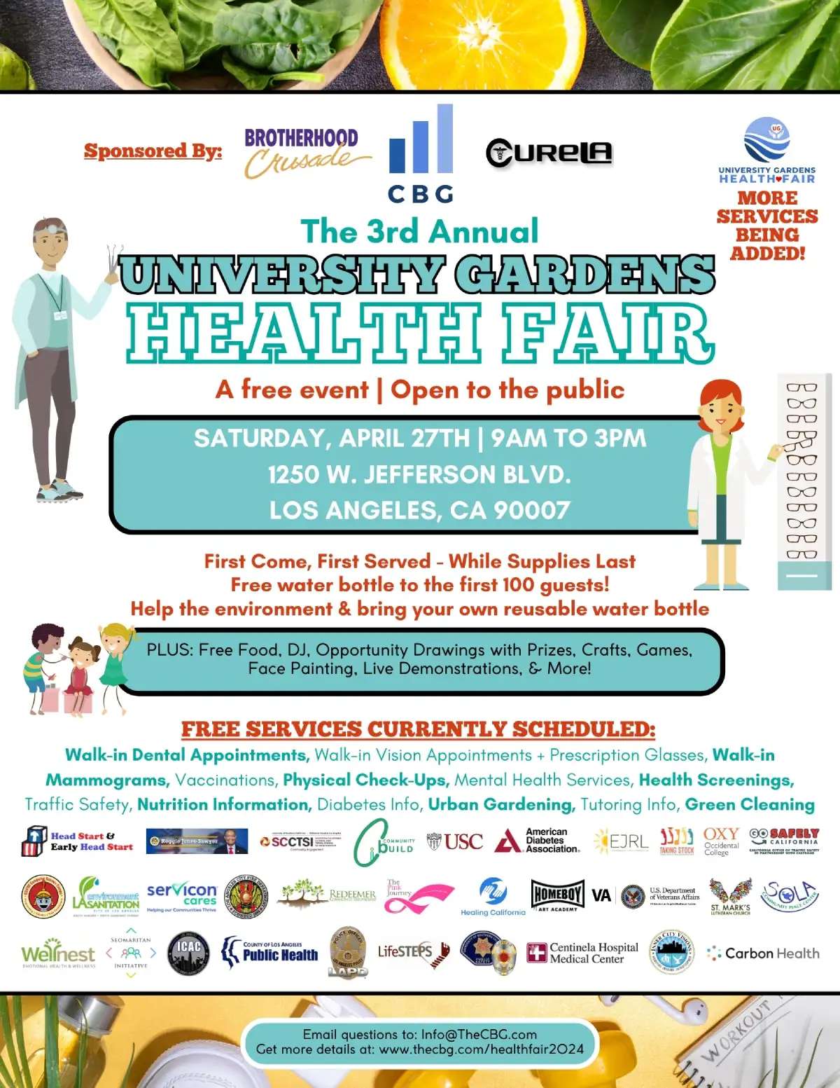 3rd Annual University Gardens Health Fair