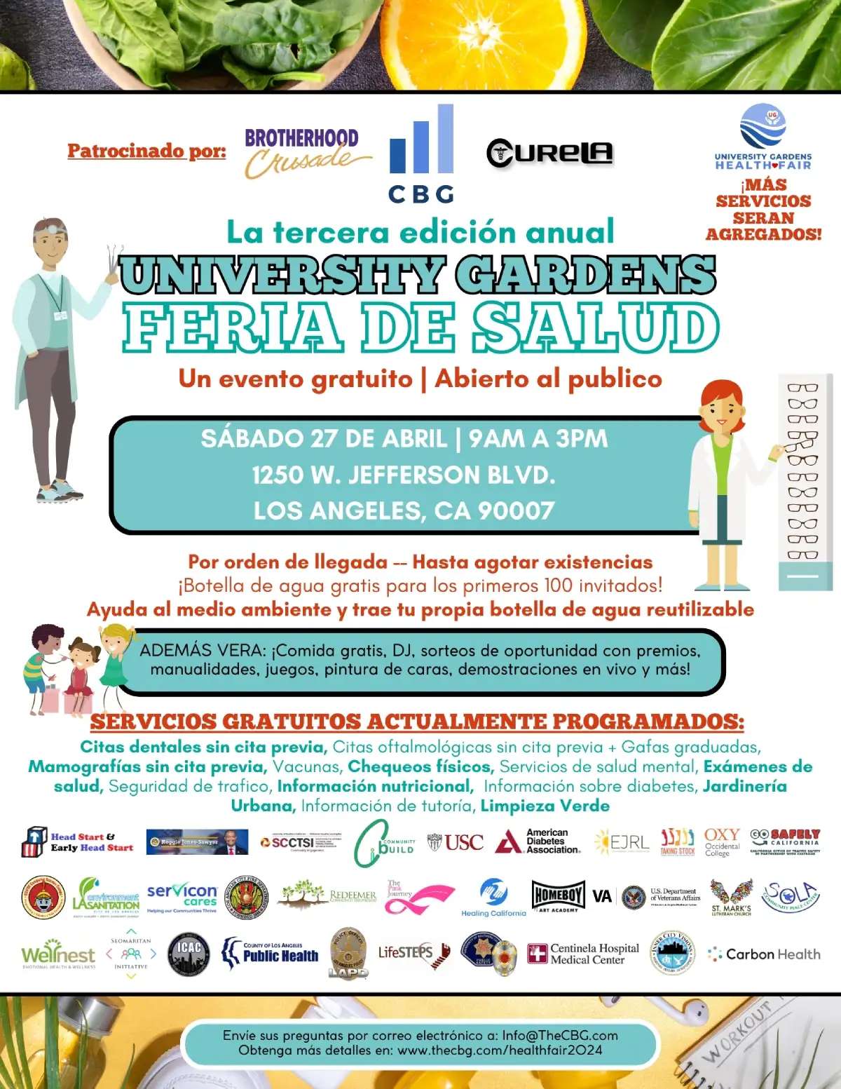 Tercera Edicion Anual University Gardens Feria de Salud